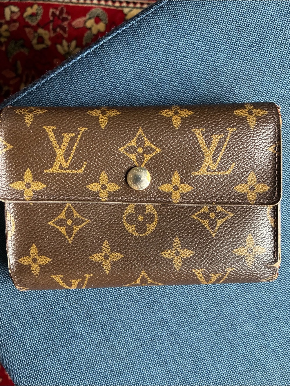 Louis Vuitton Alexandria Brown Monogram Wallet Purse